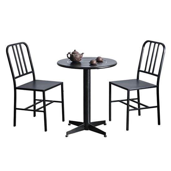 Combo bộ bàn ghế cafe sắt ngoài trời CBNT009