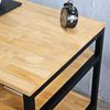 Bàn làm việc liền kệ 120x60cm gỗ cao su FD68072