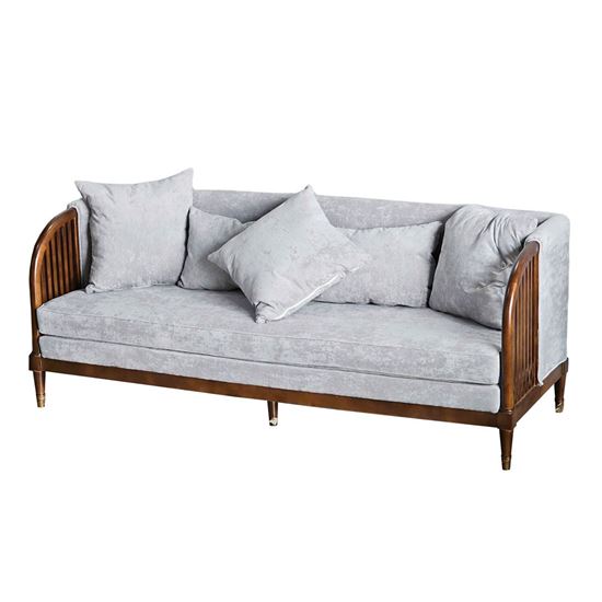 Ghế sofa băng INDOCHI 200x72x79cm bọc vải khung gỗ Ash SFB68092