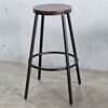 Ghế bar mặt gỗ tròn chân sắt sơn tĩnh điện GBSK021