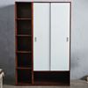 Tủ quần áo cửa lùa 130x55x200cm gỗ cao su KQA68067