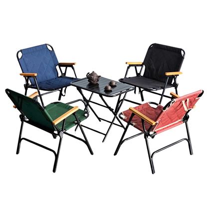 Combo bàn trà chanh và 4 ghế xếp du lịch CBCF323