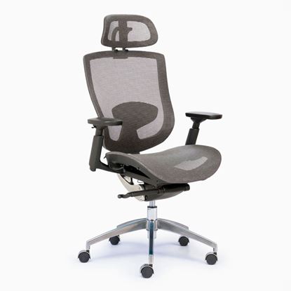 Ghế công thái học SIGIS bọc lưới có tựa đầu SIGIS01