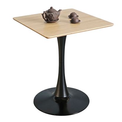 Bàn cafe vuông 60x60cm gỗ plywood chân sắt Tolix CFD68254