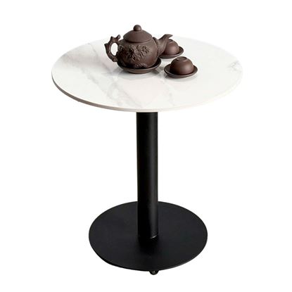 Bàn bên sofa 60x60cm mặt đá ceramic SST046