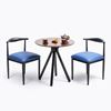 Combo bàn cafe tròn và 2 ghế Bull sắt CBCF325