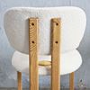 Ghế Amazon bọc lông cừu chân gỗ Ash GSK007