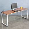 Bàn làm việc 180x60cm gỗ cao su chân sắt lắp ráp Rectang HBRT107