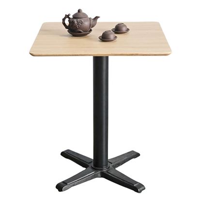 Bàn cafe vuông 60x60cm gỗ plywood chân sắt đúc CFD68256