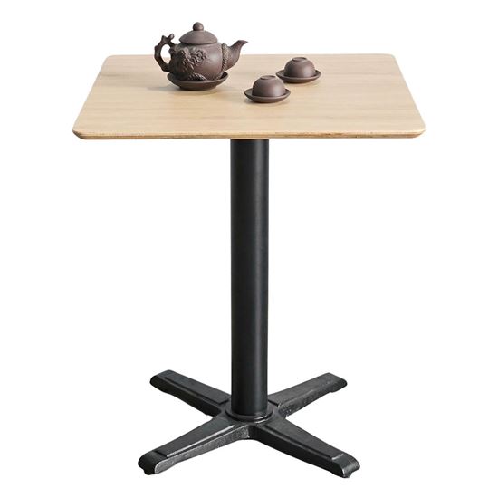 Bàn cafe vuông 60x60cm gỗ plywood chân sắt đúc CFD68256