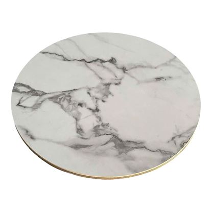 Mặt bàn tròn 60cm gỗ Plywood Melamin vân Đá - MB054