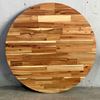 Mặt bàn tròn đường kính 100cm gỗ Tràm - MB055