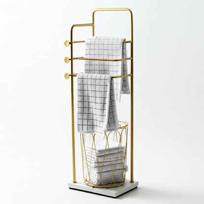 Giá treo đồ có giỏ đựng KPT68007