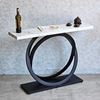 Bàn Console trang trí mặt đá khung sắt CST030