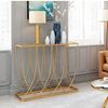 Bàn console bàn trang trí CICI mặt kính chân sắt CST033