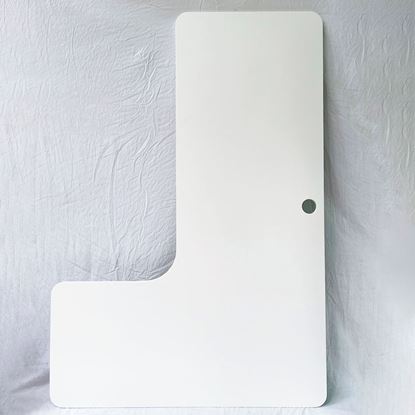 Mặt bàn góc L 160x110cm gỗ cao su MB026