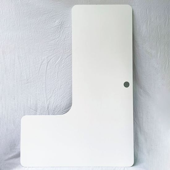 Mặt bàn góc L 160x110cm gỗ cao su MB026