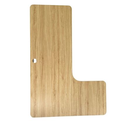 Mặt bàn góc L gỗ Plywood vân sồi MB024