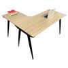 Bàn làm việc góc L 140x120cm gỗ Plywood hệ CONE HBCO042