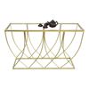 Bàn console bàn trang trí CICI mặt kính chân sắt CST033