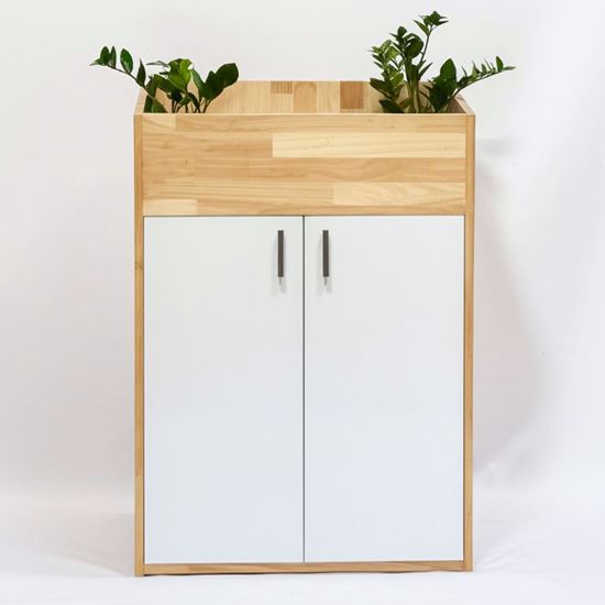 Tủ hồ sơ đầu bàn 60x40x95(cm) có ngăn để cây xanh THS68049