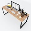 Bàn làm việc 180x60cm gỗ cao su chân săt RECTANG