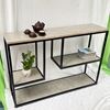 Bàn console trang trí gỗ Plywood khung sắt CSTC040