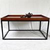 Bàn sofa chữ nhật mặt gỗ chân sắt TT68200