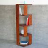 Picture of Kệ sách góc tường 32x32x120cm gỗ cao su KGT68014
