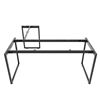 Chân sắt lắp ráp bàn chữ L 160x150cm hệ Slean HCSL019