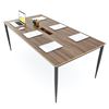 Bàn họp 200x100cm gỗ Plywood phủ melamin hệ Cone II HBCN023