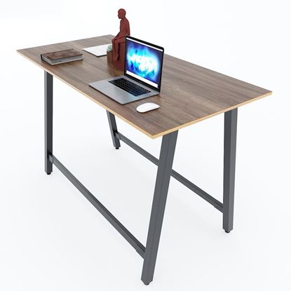 Bàn đứng làm việc nhóm 160x80x105cm gỗ Plywood chân sắt STD68037