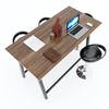 Bàn đứng 1m6 gỗ Plywood phủ melamin chân sắt STD68037