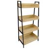 Kệ sách CASAN 4 tầng gỗ Plywood khung sắt KS68114