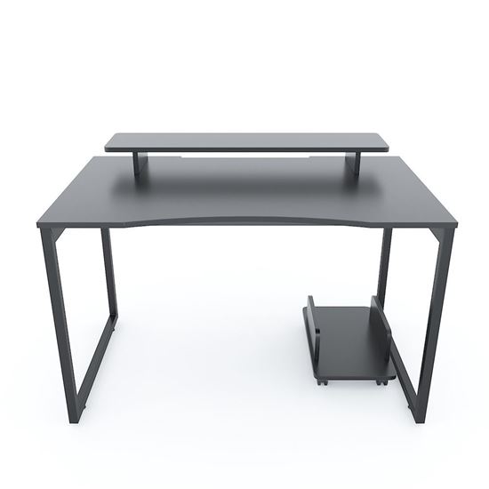 Bàn Gaming TaUP gỗ cao su chân sắt lắp ráp GD68043