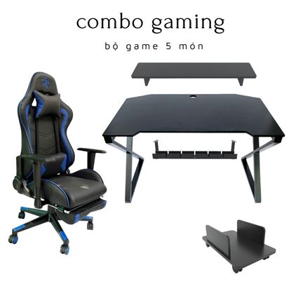 Bộ Bàn Ghế Gaming Bao Gồm 5 Món CBG68020