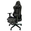 ghế gaming full đen có ngả lưng gác chân