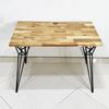 Bàn làm việc mặt gỗ tràm dày 25mm chân sắt Hairpin Plus SPD68168