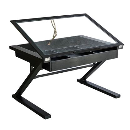 Bàn vẽ kiến trúc DraftingDesk chân sắt mặt kính DD68007