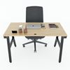 Bàn làm việc 120x60cm gỗ Plywood phủ melamin chân sắt Aconcept HBAC034