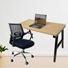 Combo bàn làm việc gỗ Plywood vân sồi 120x60cm và ghế chân xoay CB68151