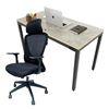 Combo bàn làm việc hệ Uconcept và ghế chân xoay có tựa đầu CB68155