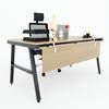 Bàn làm việc 160x80cm gỗ Plywood phủ melamin chân sắt Aconcept HBAC038