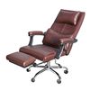 Ghế giám đốc ngả lưng nệm bọc simili màu nâu MFA714N