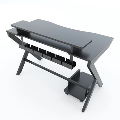 Bàn Gaming TaUP gỗ cao su chân sắt lắp ráp GD68033