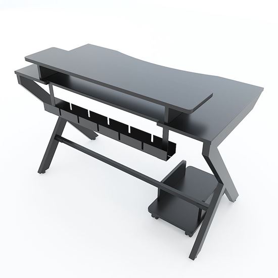 Bàn Gaming TaUP gỗ cao su chân sắt lắp ráp GD68033