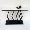 Bàn console, bàn trang trí mặt đá trắng khung sắt CST017