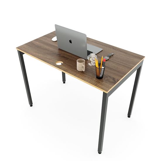 Bàn làm việc 100x60cm gỗ Plywood phủ melamin chân hệ Slean HBSL002