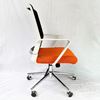 Ghế văn phòng chân xoay nệm cam khung trắng Java XT01 HOGVP137