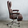 Ghế giám đốc ngả lưng nệm bọc simili màu nâu MFA714N